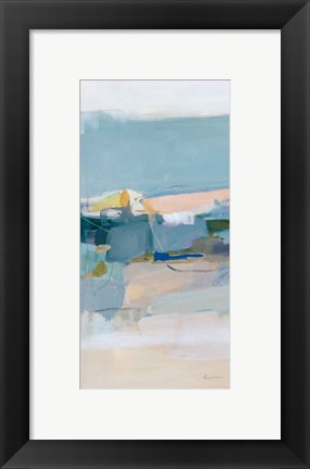 Framed Moab Panel Blue Gray Print