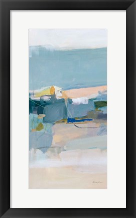 Framed Moab Panel Blue Gray Print