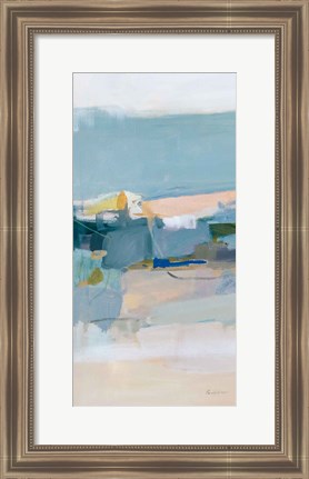 Framed Moab Panel Blue Gray Print