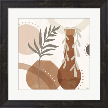 Framed Botanical Form II Neutral Print