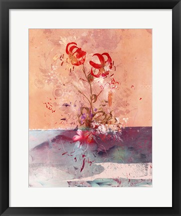 Framed Floriage Print