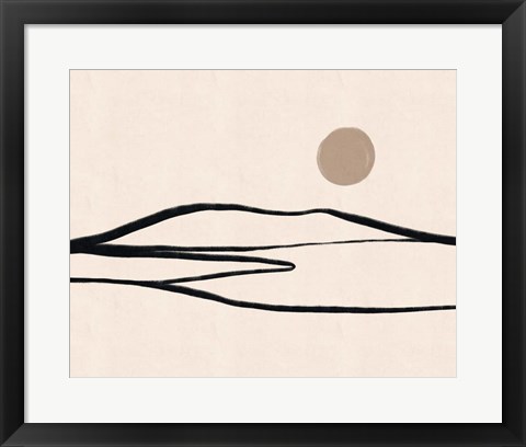 Framed Linear Landscape No. 2 Print