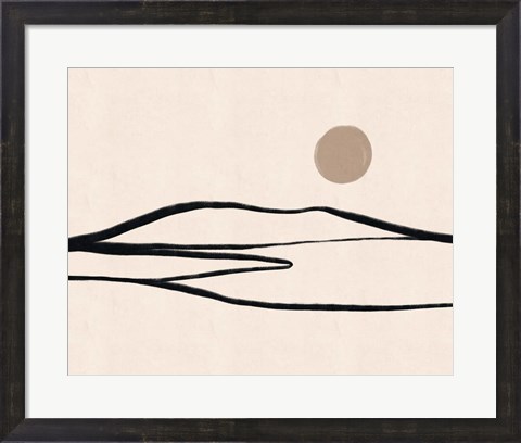 Framed Linear Landscape No. 2 Print