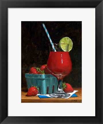 Framed Strawberry Daquiri Print