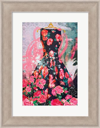 Framed Tiffany Rose Print