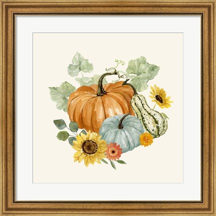 Framed Hello Autumn I Print