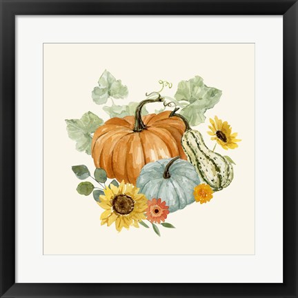 Framed Hello Autumn I Print