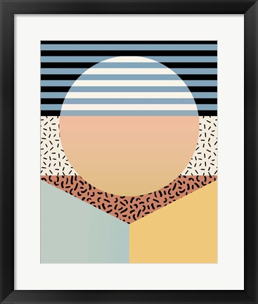 Framed Modern Memphis III Print