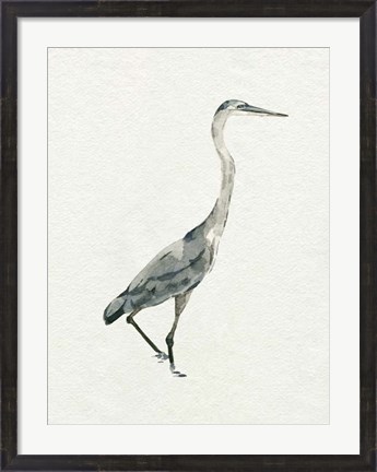 Framed Saltwater Herons I Print