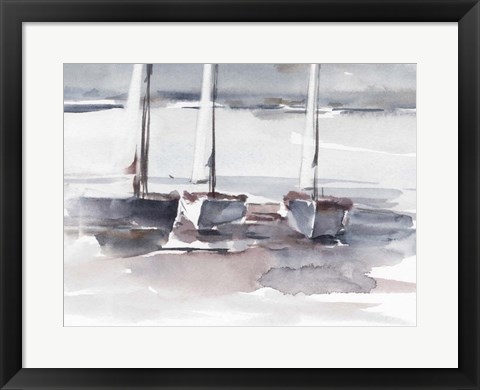 Framed Caribbean Sails II Print