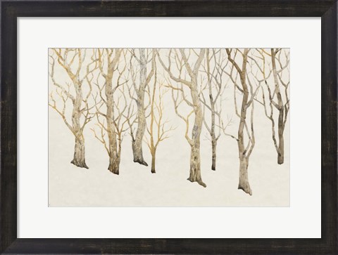 Framed Bare Trees II Print