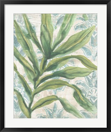 Framed Palms &amp; Patterns I Print