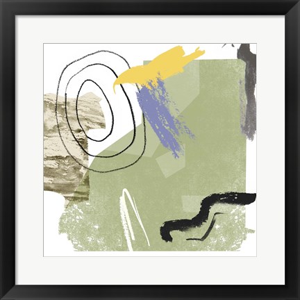 Framed Abstract Swamp II Print