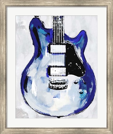 Framed Electric Blues II Print