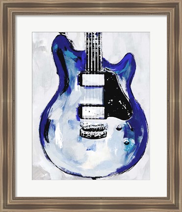 Framed Electric Blues II Print