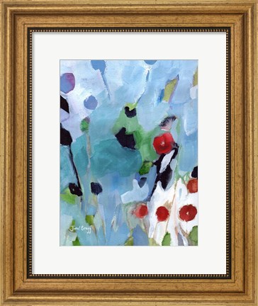 Framed Rose Hips at Christmas Print