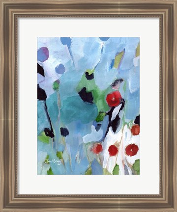 Framed Rose Hips at Christmas Print