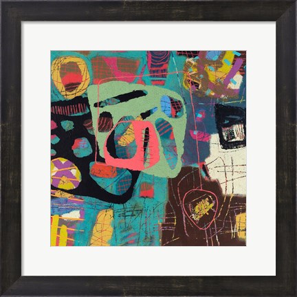 Framed Conversations In The Abstract No. 108 Print