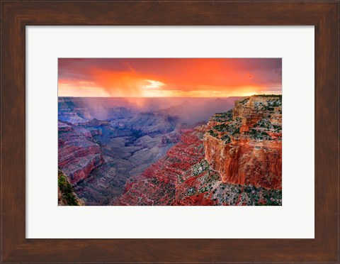 Framed Monsoon Sunset Print