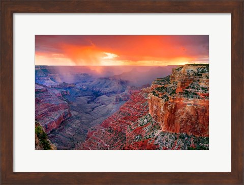 Framed Monsoon Sunset Print