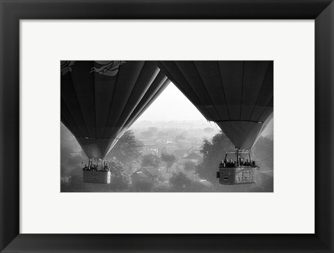 Framed In the Air Print