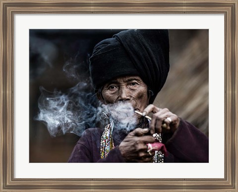 Framed Smoking 2 Print