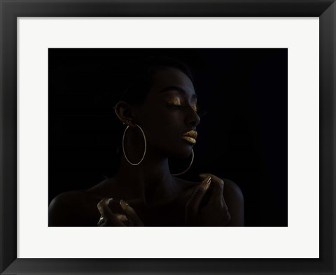 Framed Gold Touches 1 Print