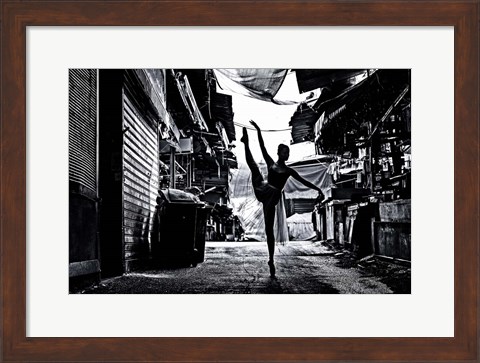 Framed Street Dancer Print