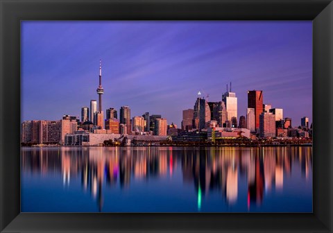 Framed Toronto Sunrise Print