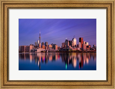 Framed Toronto Sunrise Print