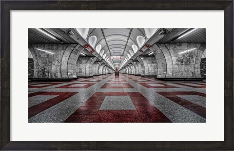 Framed Prague Metro Print