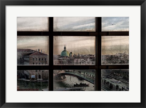 Framed Venice Window Print