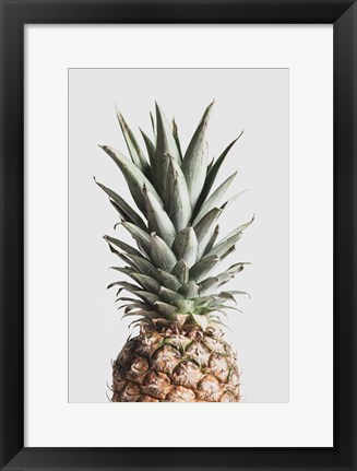 Framed Pineapple Natural Print