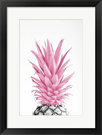 Framed Pinapple Pink 3 Print