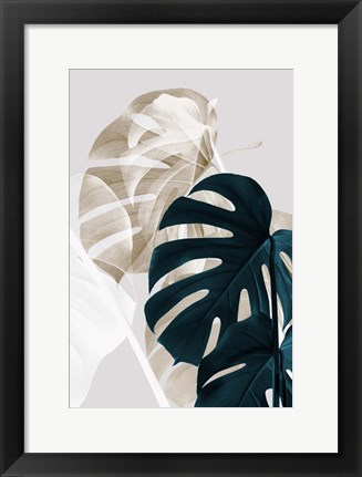 Framed Monstera Creative 5 Print