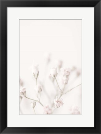 Framed Pink Small Flowers Print