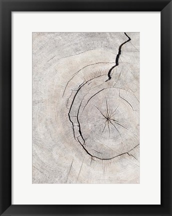 Framed Pattern Wood 2 Print