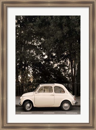 Framed Little Car in Paris Print