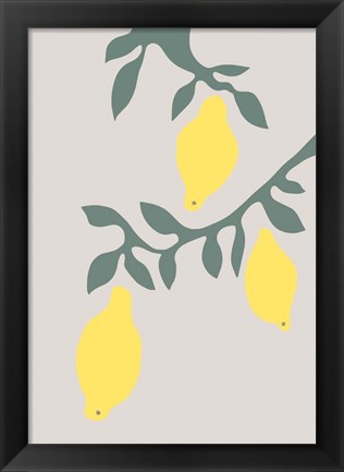 Framed Lemons Print