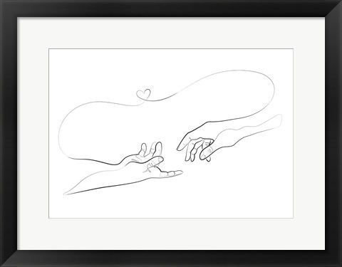 Framed Touch of Love Print