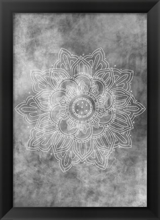 Framed Mandala Smokey Print