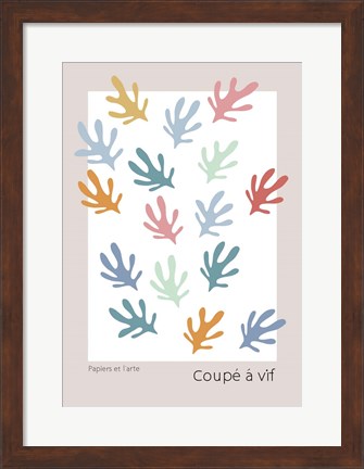 Framed Summer Cut Out Print