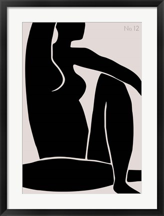 Framed Figure No 12 Print