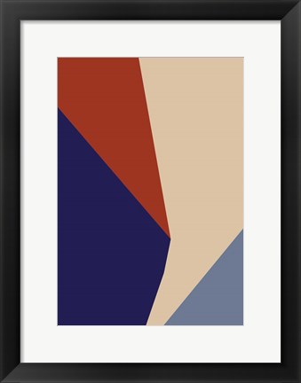 Framed Color Blocks 3 Print