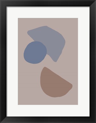 Framed Organic Shapes 3 Print