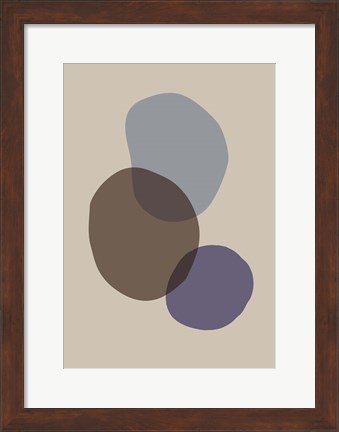 Framed Organic Shapes 5 Print