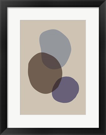 Framed Organic Shapes 5 Print