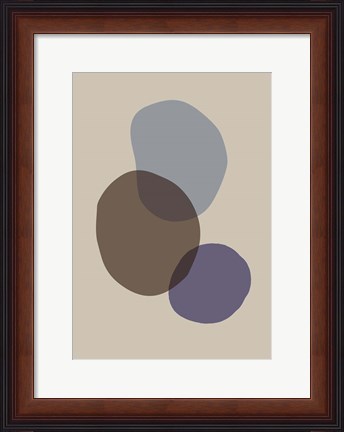 Framed Organic Shapes 5 Print