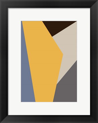 Framed Color Blocks 1 Print