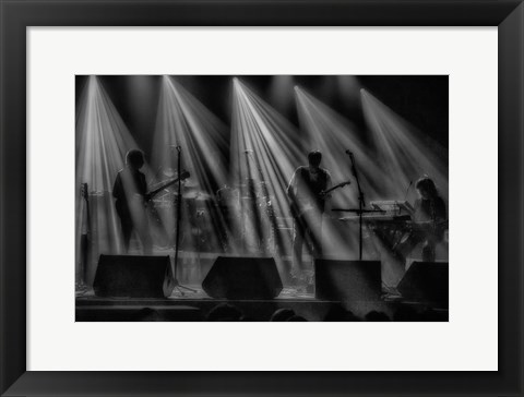 Framed On stage Print